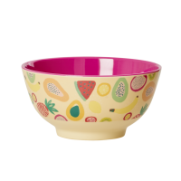 Colourful Tutti Frutti Print Melamine Bowl By Rice DK